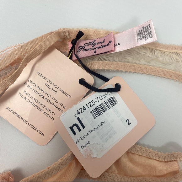 Agent Provocateur Essie Nude Thong NWT